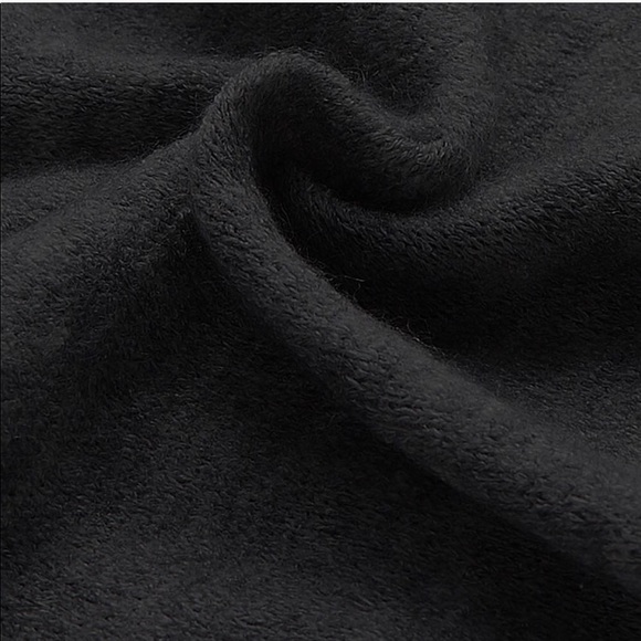 Black Off the Shoulder Lace Trim Sweater - Picture 7 of 11